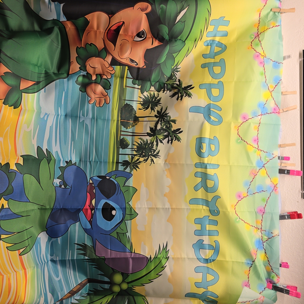 Tropical Birthday Party Backdrop